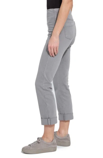 Lyssé Lysse Ntials Boyfriend High Rise Denim Jeans In Gray