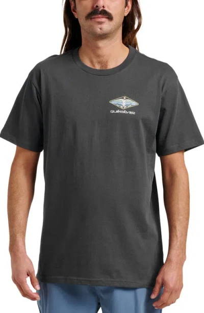 Quiksilver Men's Peak Day T-shirt In Gray
