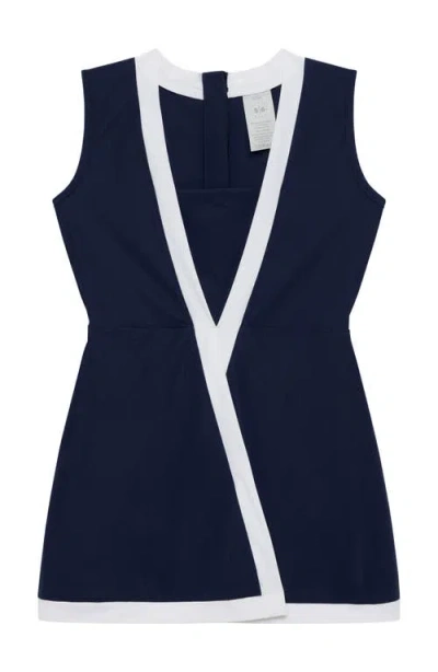 Courtside Kids Girls Tennis Skort Dress In Blue