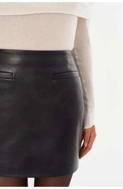 Lamarque Rowan | Leather Mini Skirt
