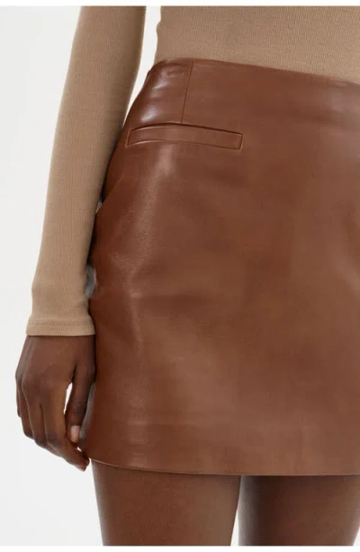Lamarque Rowan | Leather Mini Skirt