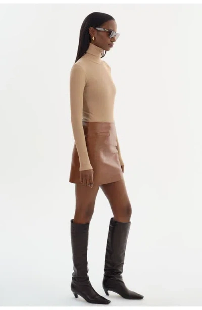 Lamarque Rowan | Leather Mini Skirt