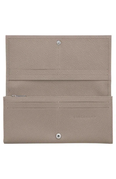 Longchamp Roseau Foldover Leather Wallet