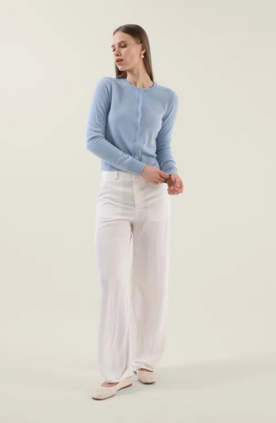 Italic Sadie Cashmere Crew Cardigan In Multi