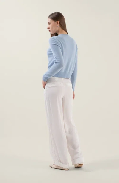 Italic Sadie Cashmere Crew Cardigan In Multi
