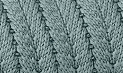 Coyuchi Casa Loma Organic Knit Throw Blanket In Green