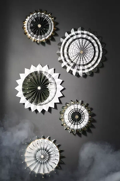 Florence Balducci Halloween Paper Fans, Set Of 5