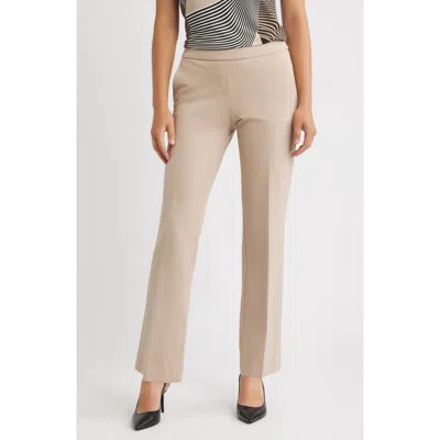 Anne Klein High Waist Pull-on Straight Leg Pants