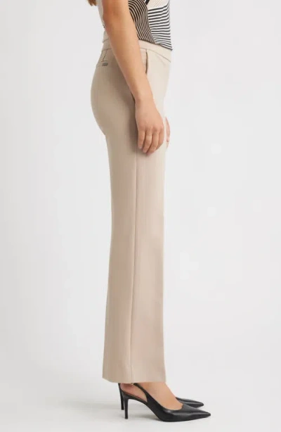 Anne Klein High Waist Pull-on Straight Leg Pants