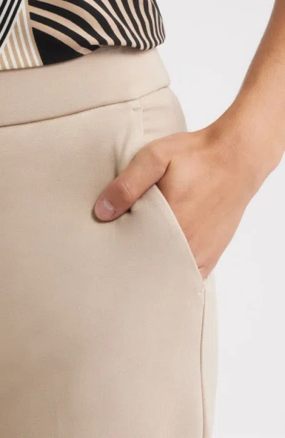 Anne Klein High Waist Pull-on Straight Leg Pants