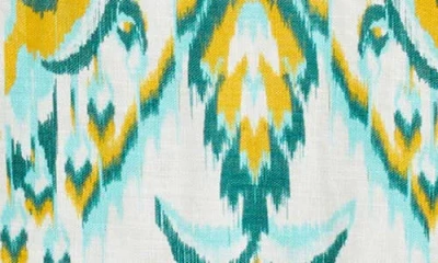 Farm Rio Tropical Tapestry Halter Linen Maxi Sundress