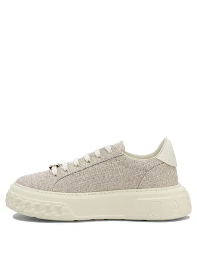 Casadei Platform Sneakers With Textured Upper