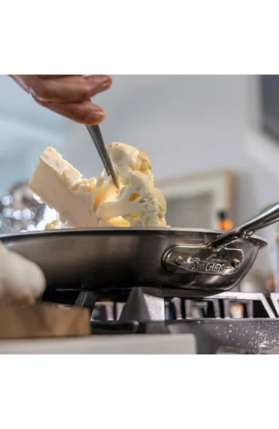 All-clad D5 Brushed Pro Nonstick 8-inch Fry Pan In Metallic