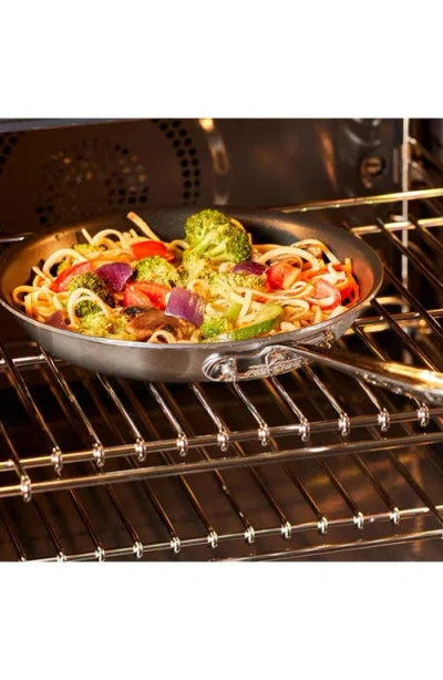 All-clad D5 Brushed Pro Nonstick 8-inch Fry Pan In Metallic