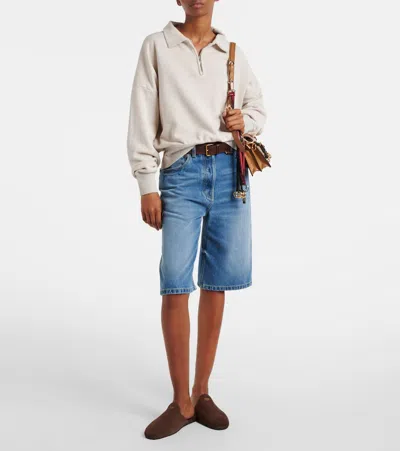 Prada Suede Mules