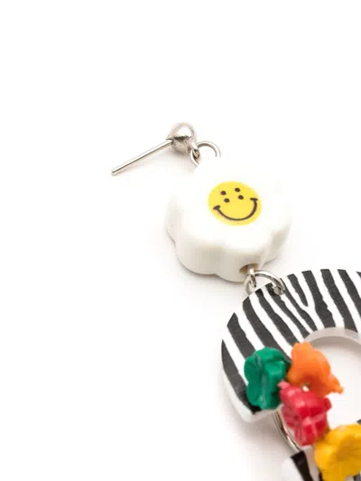 Amir Slama Charm-appliqué Drop Earrings In Multi