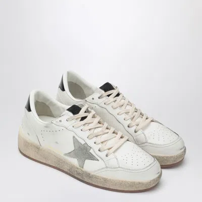 Golden Goose Deluxe Brand White Low Top Sneakers With Star Patch