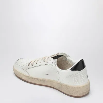 Golden Goose Deluxe Brand White Low Top Sneakers With Star Patch