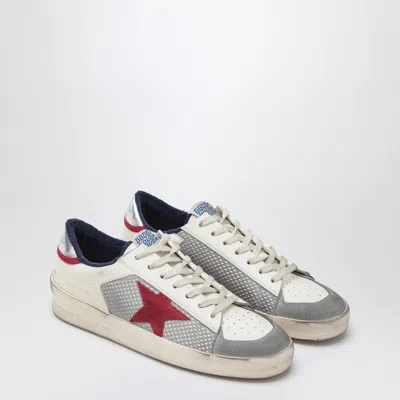 Golden Goose Men's Sneaker Stardan White/grey/red