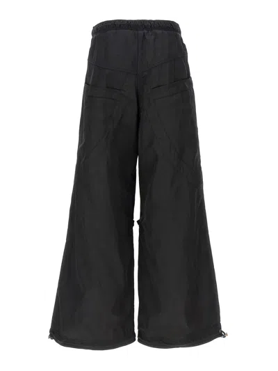 Attico Nylon Long Pant In Black