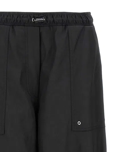 Attico Nylon Long Pant In Black