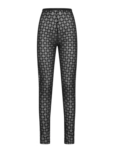 Givenchy Fitted Leggings With Distinctive Pattern And High Waistband
