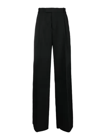 Alexander Mcqueen Oversized Tailored Pants In Black