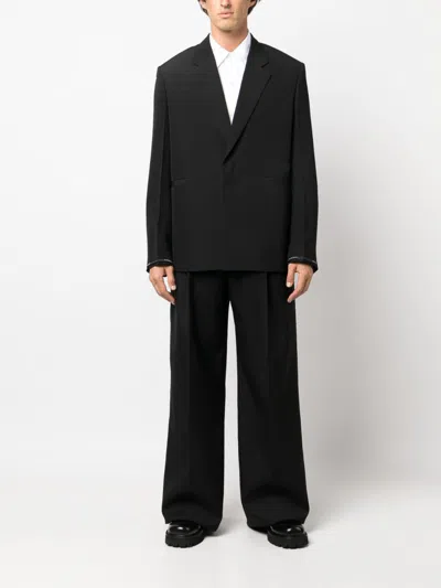 Alexander Mcqueen Oversized Tailored Pants In Black