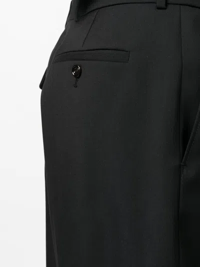 Alexander Mcqueen Oversized Tailored Pants In Black