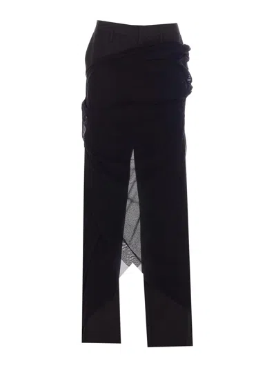 Jean Paul Gaultier Tailored Pants In Black