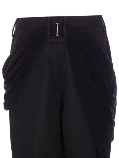 Jean Paul Gaultier Tailored Pants In Black