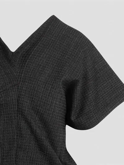 Balenciaga Tailored Pants Top In Wool In Black
