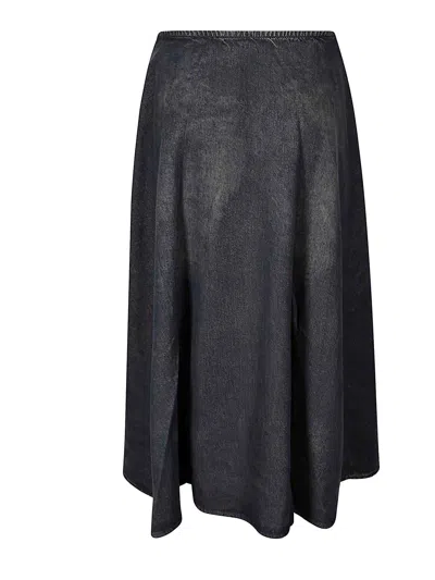 Diesel Skirts Blue And Green In Black