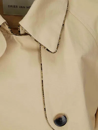 Dries Van Noten Cotton Trench Coat