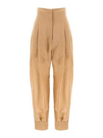 Philosophy Di Lorenzo Serafini High-waisted Trousers Pleated Cuffed Hem