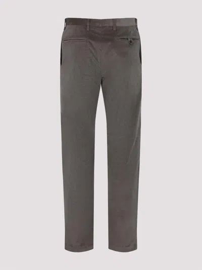 Paul Smith Wool Corduroy Straight Fit Trousers In Gray