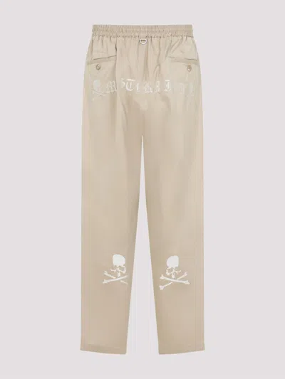 Mastermind Japan Mastermind Relaxed Fit Pants With Elastic Waistband In Neutral