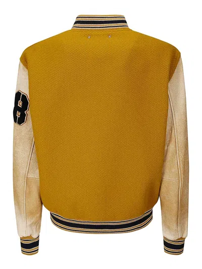 Golden Goose Wool And Leather Bomber Jacket