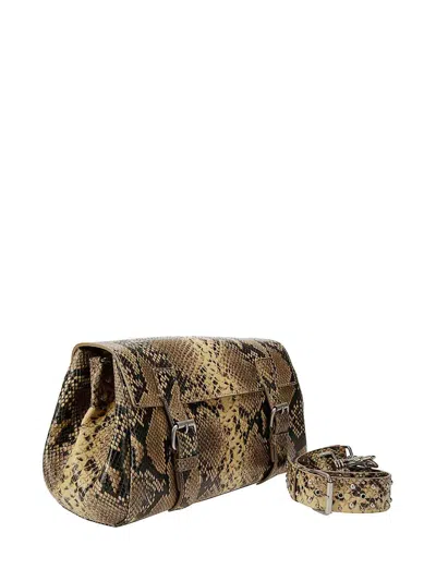 Dries Van Noten Snake-print Leather Satchel