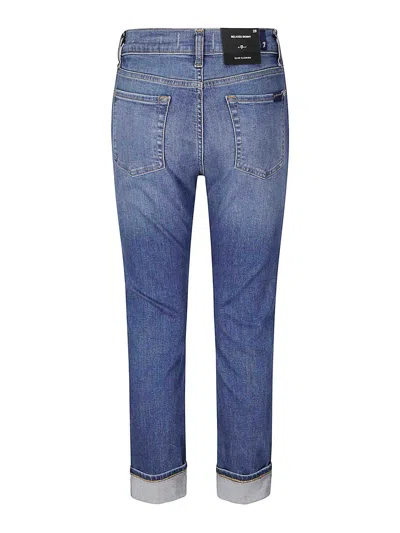 7 For All Mankind Mid-rise Skinny Cropped Denim Trousers