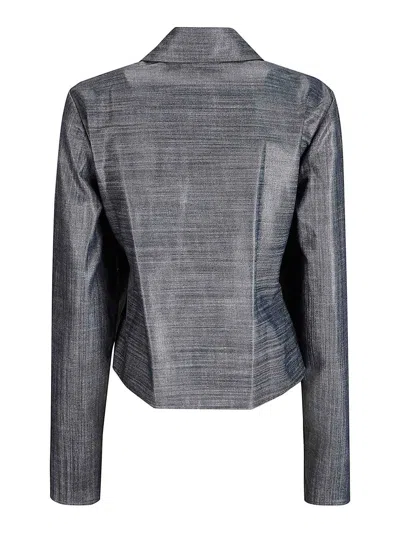 Maria Calderara Short Medium Dark Denim Jacket