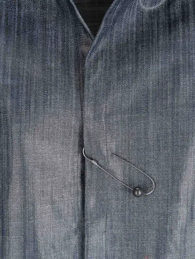 Maria Calderara Short Medium Dark Denim Jacket