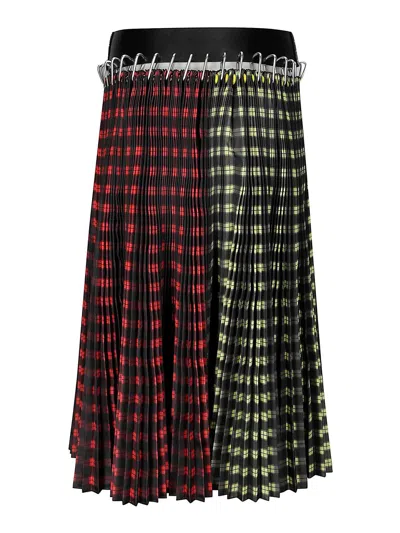 Chopova Lowena Taffeta Midi Carabiner Skirt
