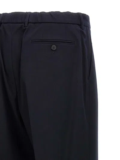 Cellar Door Front Pleat Pants In Blue