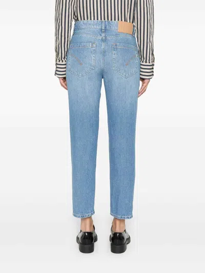Dondup Light Blue Cotton Koons Jeans