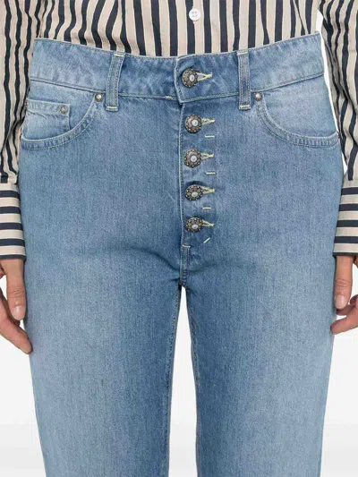 Dondup Light Blue Cotton Koons Jeans