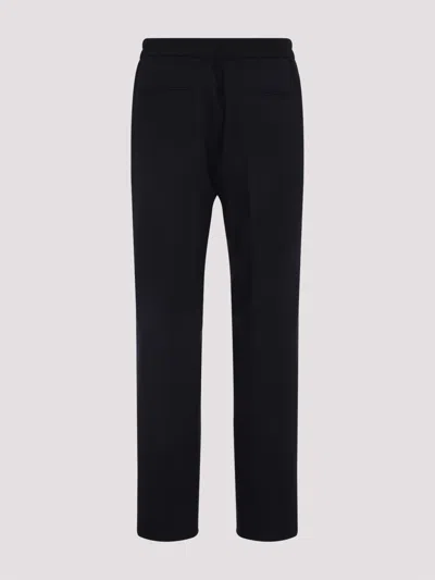 Paul Smith Elastic Waist Texturized Wool Pants