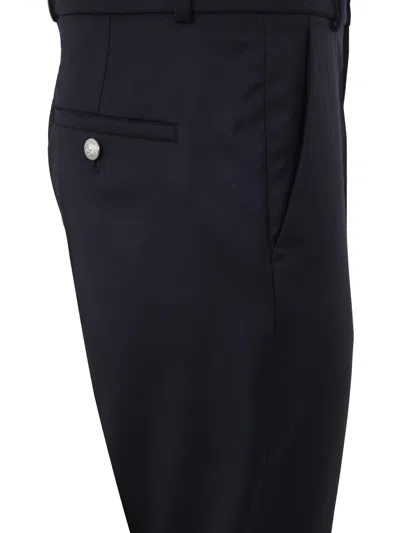 Balmain Straight-leg Tailored-cut Trousers In Black