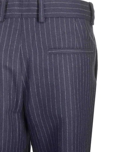 Apc Tailored Design Classic Trousers In Blue