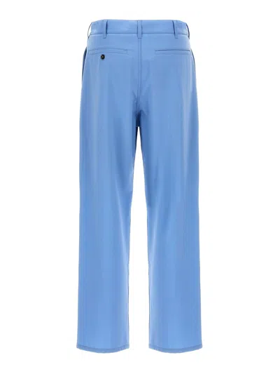 Marni Logo Embroidered Pants With Pockets And Loops